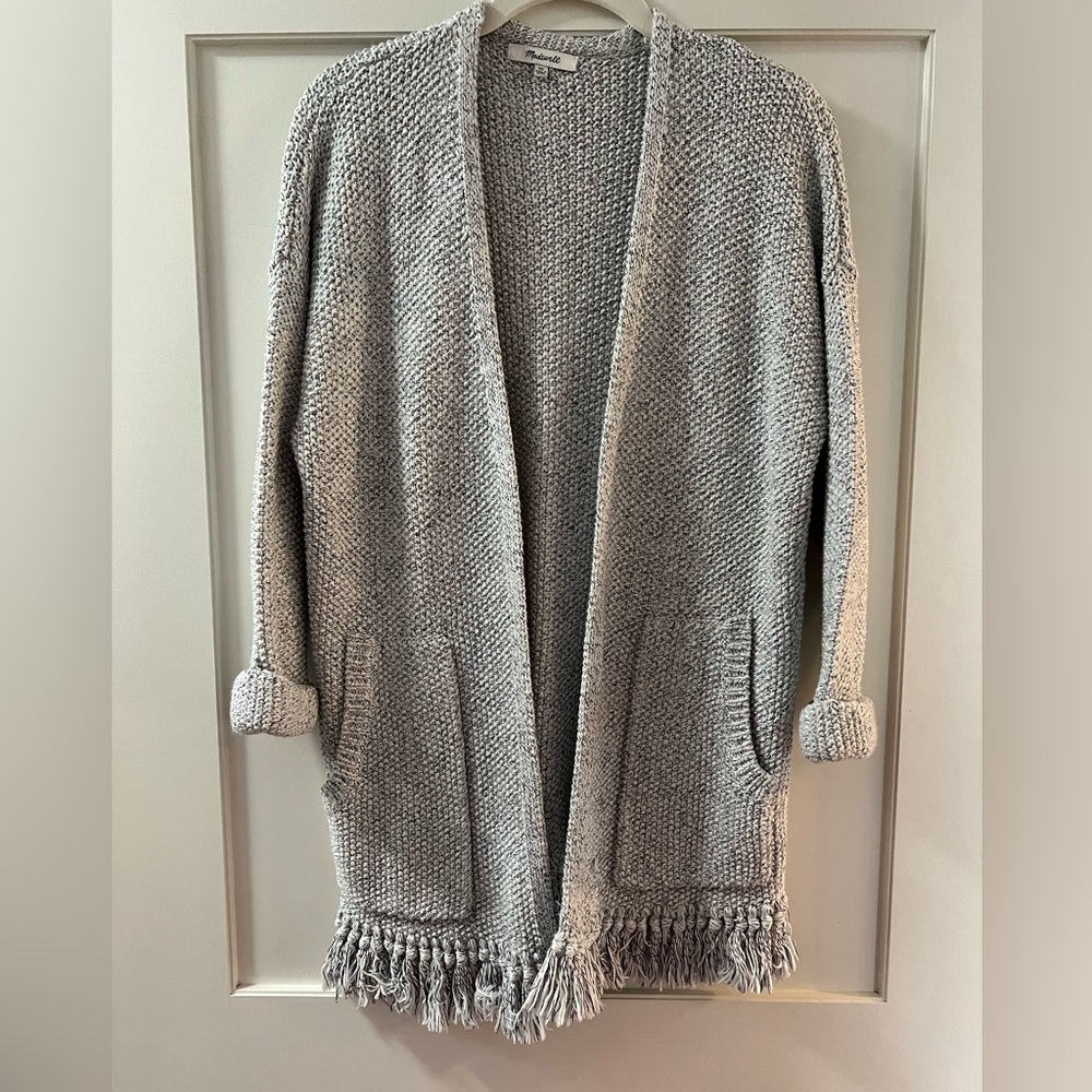 Madewell Momento Fringe Cardigan